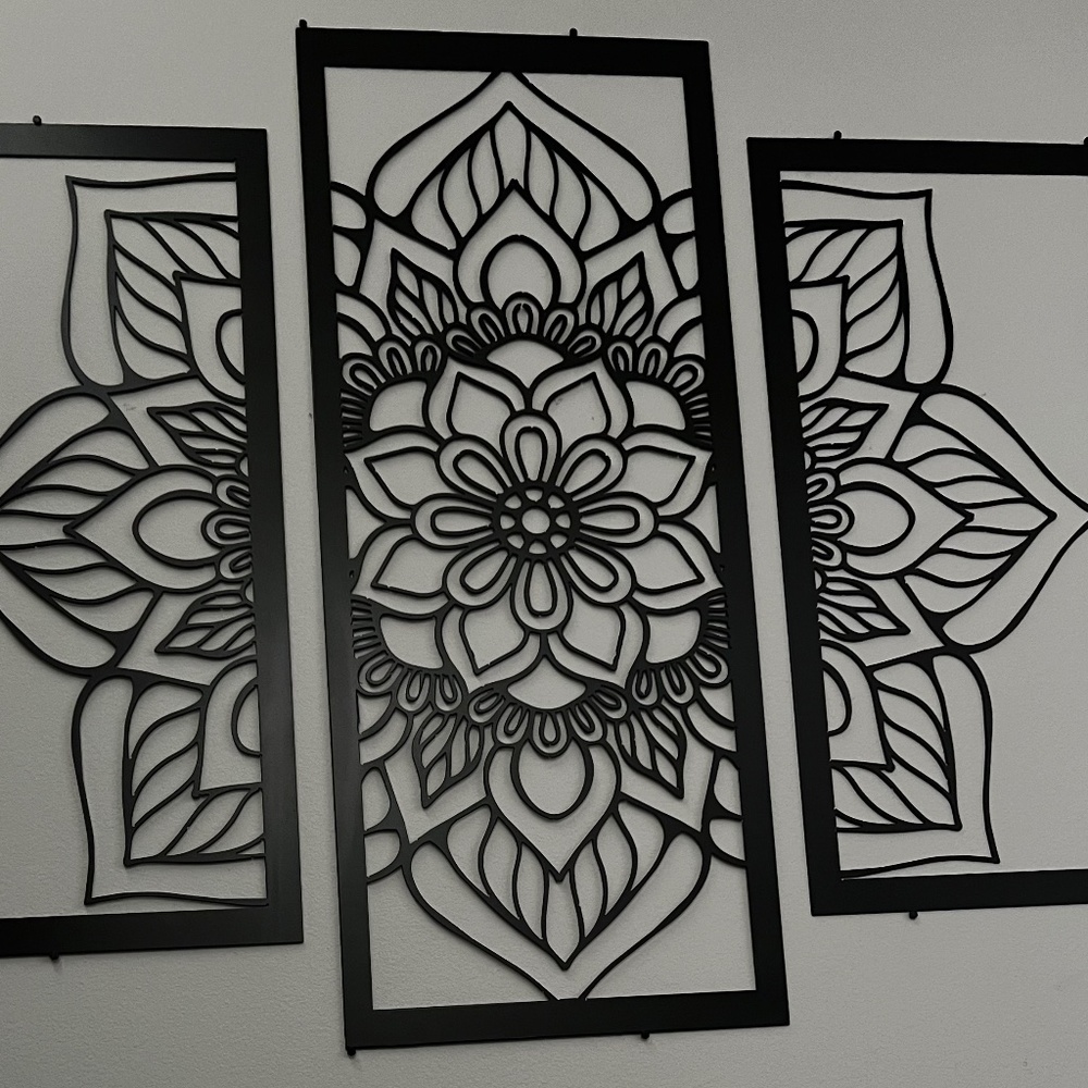Large metal mandala